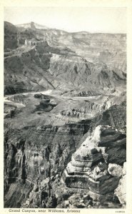Vintage Postcard 1920's Grand Canyon Near Williams Arizona AZ
