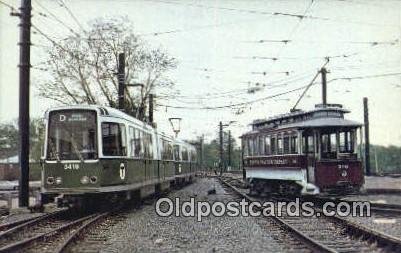 Railway Cars No 396 Newton, Massachusetts, USA Unused 