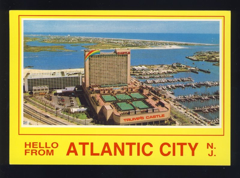 Atlantic City, New Jersey/NJ Postcard,  Trump's Castle Hotel & Casino