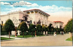 Canadian Building, Panama-Calfornia Expo San Diego CA c1915 Vintage Postcard B61 