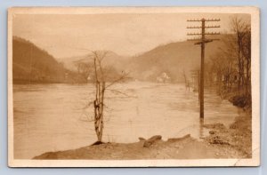 J92/ Huntington West Virginia RPPC Postcard c1910 Flood Disaster River 179