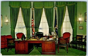 Postcard - Replica, President's Office, The Harry S. Truman Library - Missouri