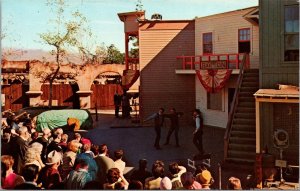 Postcard Stuntmen Show at Universal City Studios in California~837