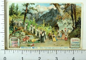 1880's William Tell Lovely Scenes Liebig Victorian 6 Trade Card Set K61