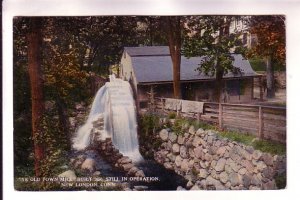 Old Town Mill, New London, Connecticut, Used 1914 Metal Handstamp Cancel