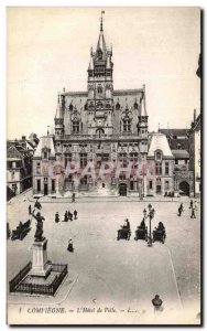 Postcard Old Palace Compiegne The City Hotel