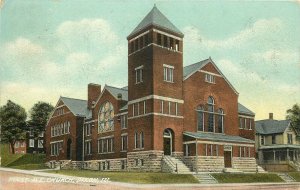 Vintage Postcard; Dixon IL, First ME Church, Lee County, Wheelock Unposted