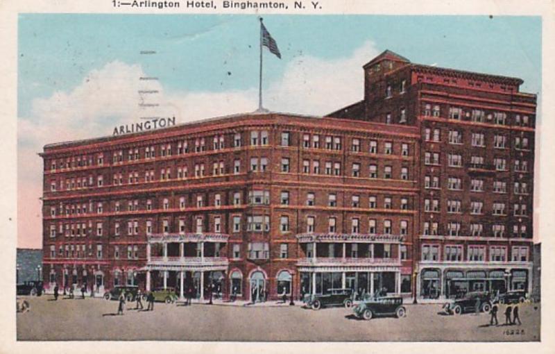New York Binghamton The Arlington Hotel 1929