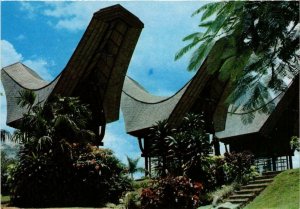 CPM AK A row of characteristic Toraja rice-barns INDONESIA (726521)