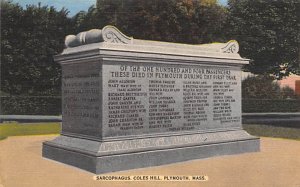 Sarcophagus, Coles Hill Plymouth, Massachusetts, USA Cemetery Unused 