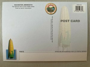 Vintage Postcard 2000 Famous Ear of Corn Water Tower Rochester Minnesota 