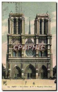 Paris Old Postcard Notre Dame