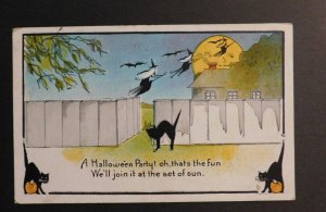 1923 USA Halloween Postcard Cover From Temple PA to ? PA