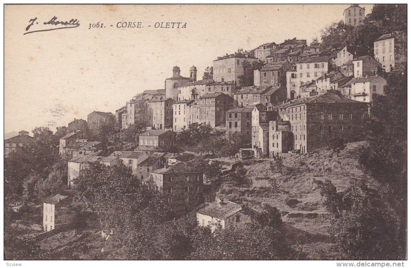 Panorama, OLETTA (Haute Corse), France, 1900-1910s