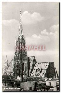 Modern Postcard Wien Stephansdom Eagle