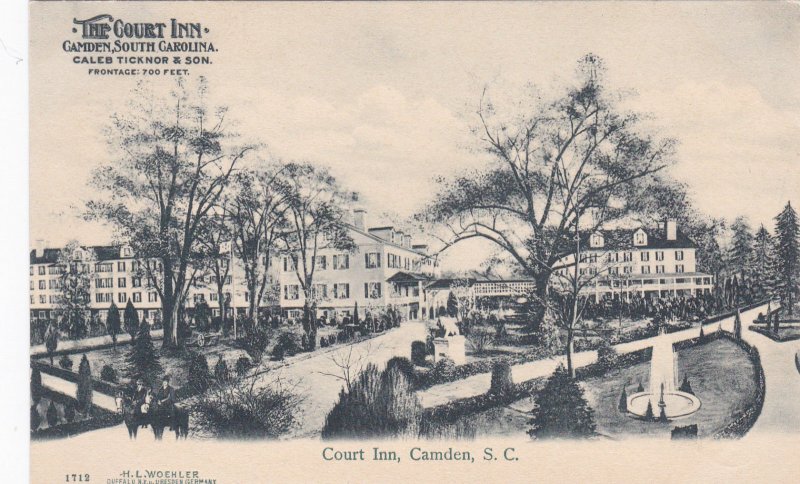CAMDEN, South Carolina, 1901-07; Court Inn