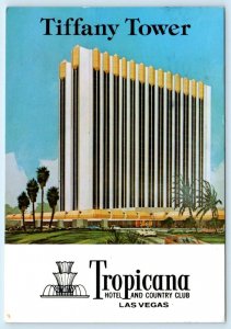 LAS VEGAS, NV~ New TIFFANY TOWER at TROPICANA Hotel Casino 4x6 - 1979 Postcard