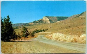 Postcard - Highway 14 beckons with entrancing view in the Big Horns - Wyoming