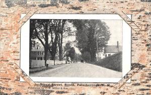 Peterboro NH Grove Street View looking South in 1911 Postcard