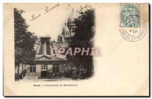 Old Postcard Paris Montmartre Funicular