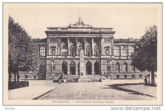 Universite Et Monument Pasteur, Strasbourg (Bas Rhin), France, 1900-1910s