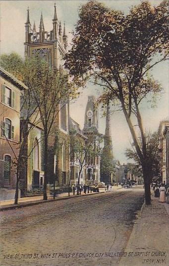 View Of Third Saint Pauls P E Church City Hall & Third Street Baptist Church ...