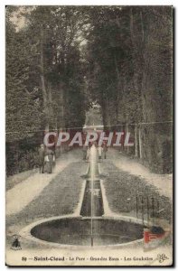 Postcard Old Saint Cloud Park Fountains The Chutes