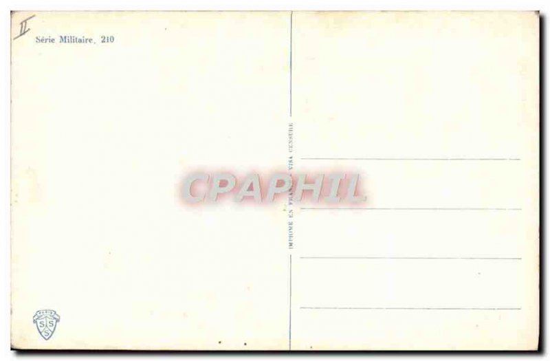 Old Postcard Fantasy Militaria unexpected opportunity