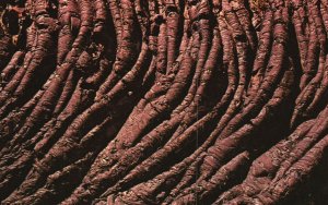 Craters Of The Moon National Monument Pahoehoe Lava Idaho ID Vintage Postcard