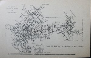 Plan of the Catacomb of Saint Callistus