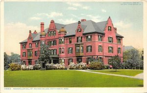 South Hadley Massachusetts c1908 Postcard Rockefeller Hall Mt. Holyoke College