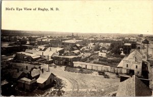 Aerial View of Rugby ND c1912 Vintage Postcard M54