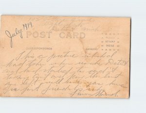 Postcard Man Close-Up Vintage Picture
