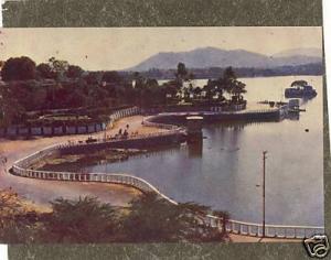 INDIA BOMBAY SERPENTINE DRIVE LAKE FATEHSAGER postcard