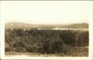 Meredith NH Winnipesaukee in Deistance c1920 Real Photo Postcard