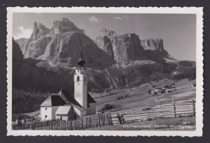 Vintage postcard Colfosco Alta Badia Gruppo Sella Dolomites South Tyrol Italy