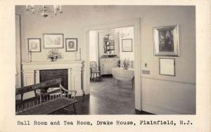 Plainfield New Jersey Drake House Ball Room Real Photo Antique Postcard K71619