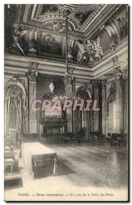 Old Postcard Paris Hotel Continental A corner of the Salle des Fetes