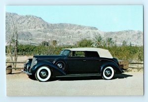 1937 Lincoln V-12 Convertable Sedan Chrome Photo Postcard 5.5x3.5 #123402 