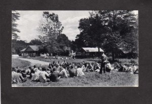 Il Youth East Bay Camp Lake Bloomington Illinois Maples Area Postcard