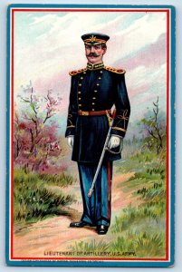 Postcard Lieutenant Of Artillery US Army c1910 Unposted Antique Tuck Art