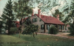 Vintage Postcard 1908 View of Old Whitman Homestead Whitman Massachusetts MA