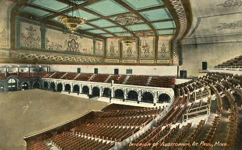 MN - St. Paul, Interior of the Auditorium