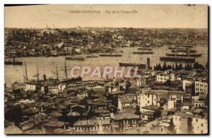 Old Postcard View of Constantinople Horn & # 39or Charter