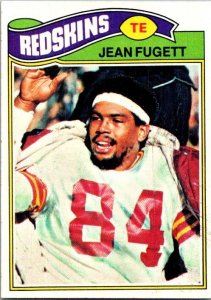 1977 Topps Football Card Jean Fugett Washington Redskins sk21391