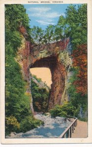 The Bridge and Cedar Creek - Natural Bridge VA, Virginia - Linen