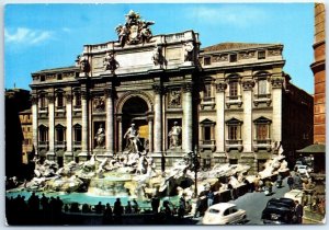 Postcard - The Fountain of Trevi - Rome, Italy