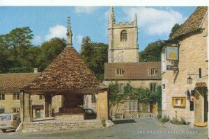 Wiltshire Postcard - The Cross - Castle Combe - Ref TZ4537