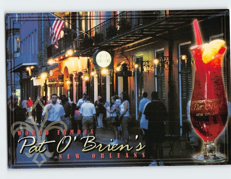 Postcard Pat O' Brien's New Orleans Louisiana USA