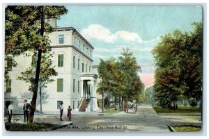 Oglethorpe Avenue Looking East From Bull St. Savannah Georgia GA Tuck's Postcard